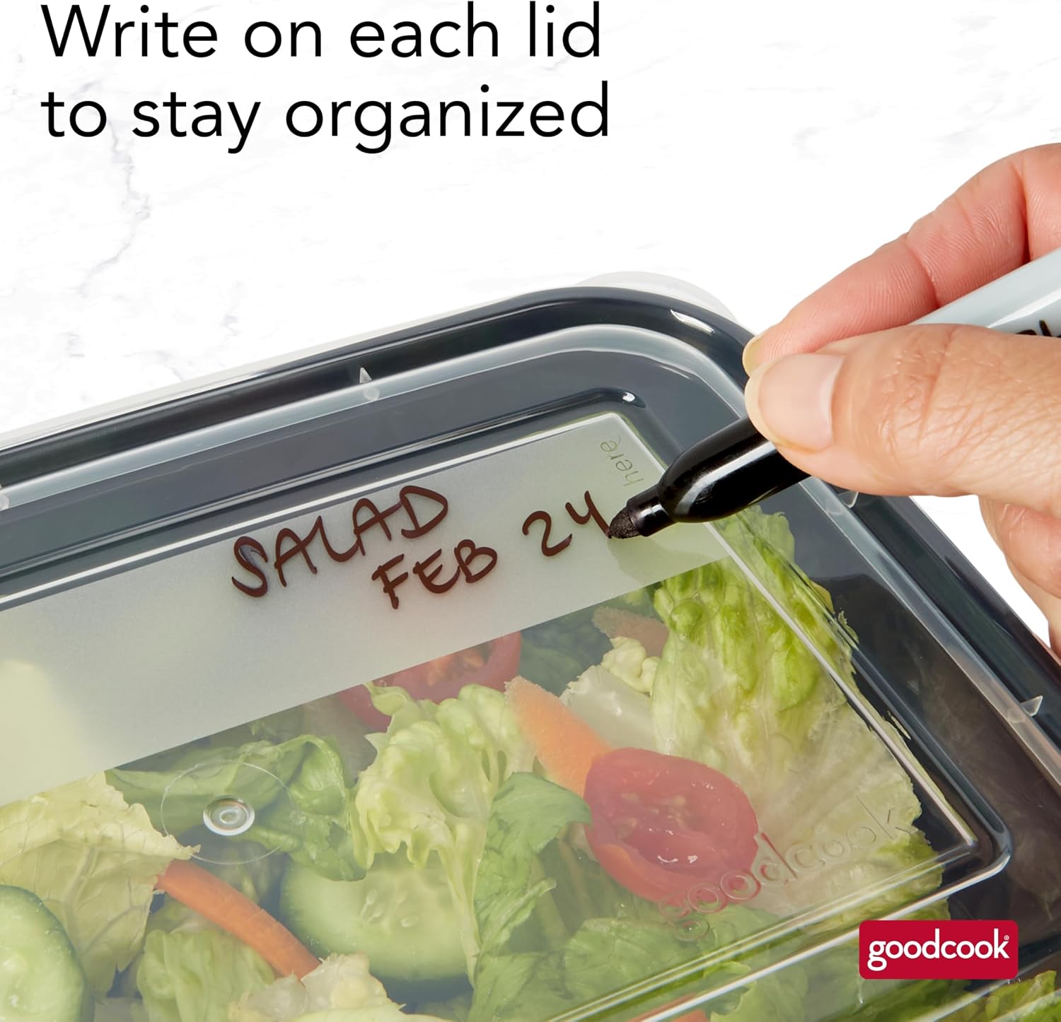 10 Pack Single Compartment Meal Prep Containers, Stackable