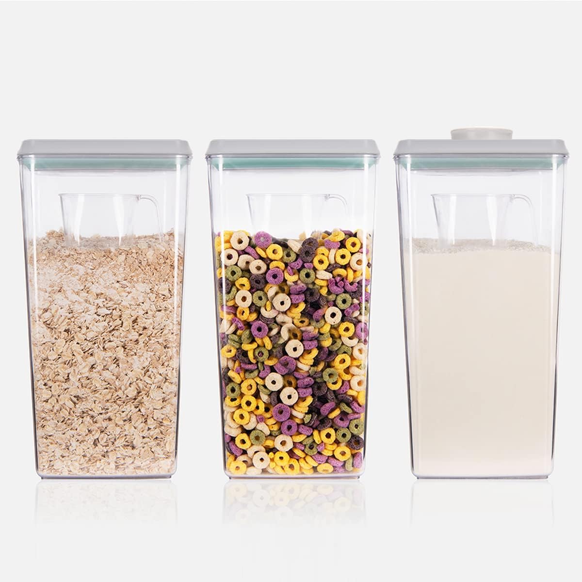 12 Piece Airtight Food Storage Containers, Stackable, 1.2 to 3.3 qt