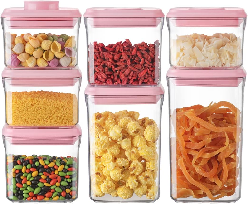 12 Piece Airtight Food Storage Containers, Stackable, 1.2 to 3.3 qt