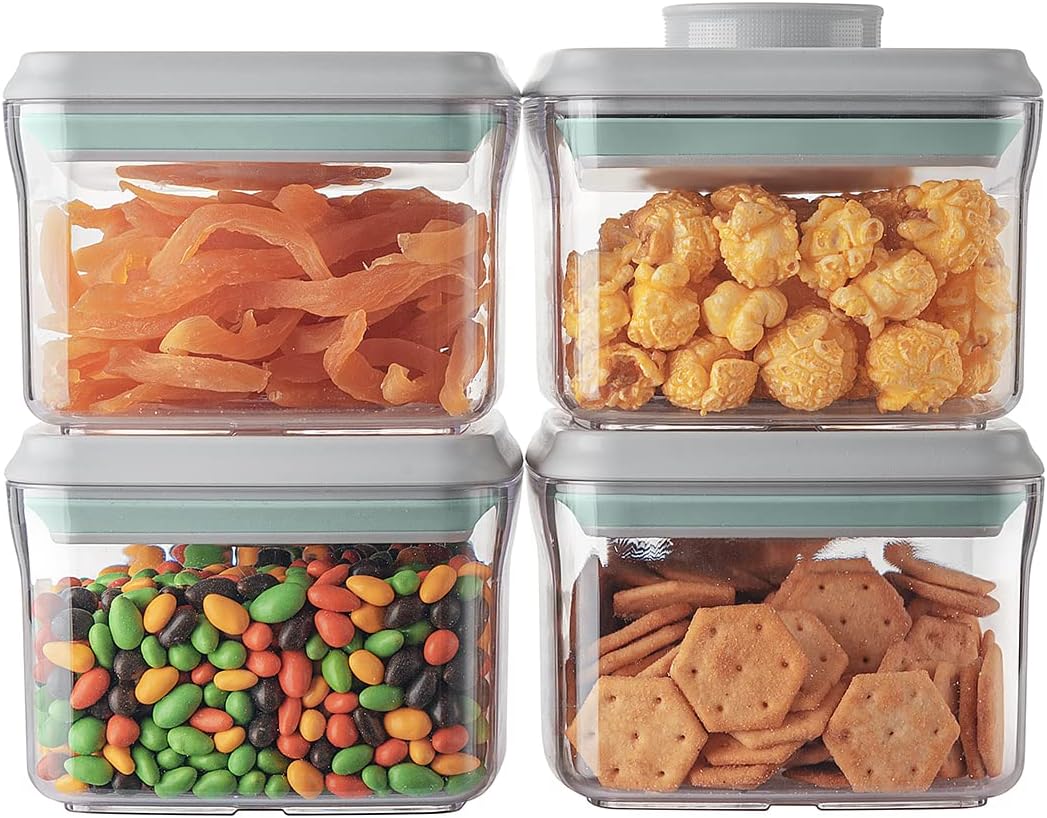 12 Piece Airtight Food Storage Containers, Stackable, 1.2 to 3.3 qt