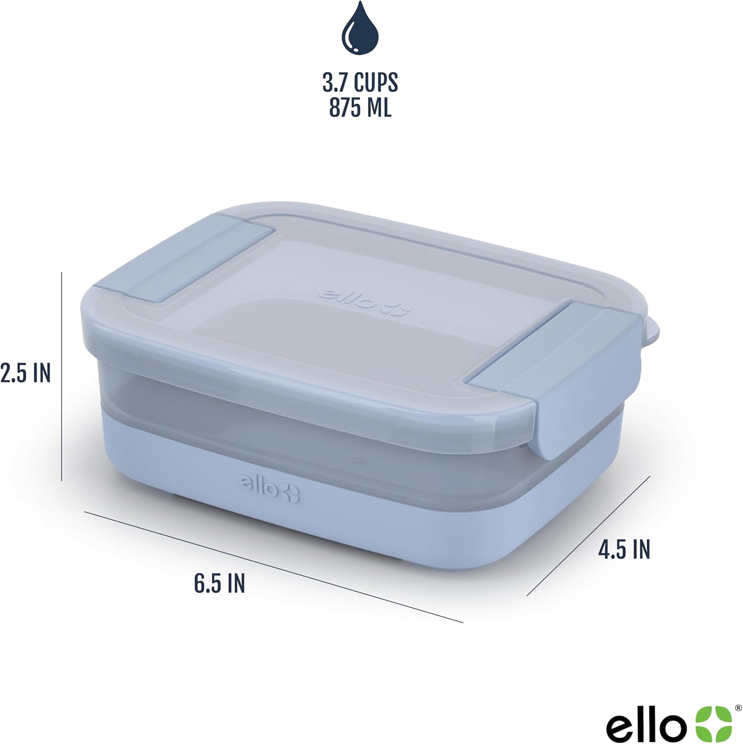 5 Pack Plastic Meal Prep Containers, 3.7 Cup, 10 Pieces, Melon