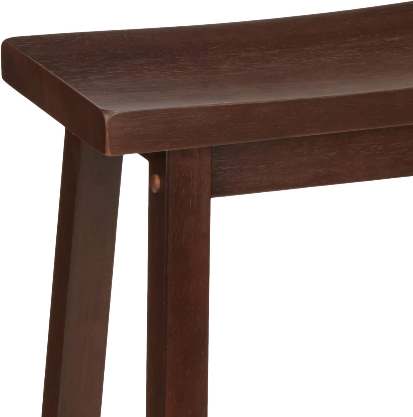 Walnut Wood Saddle Stools - Image 7