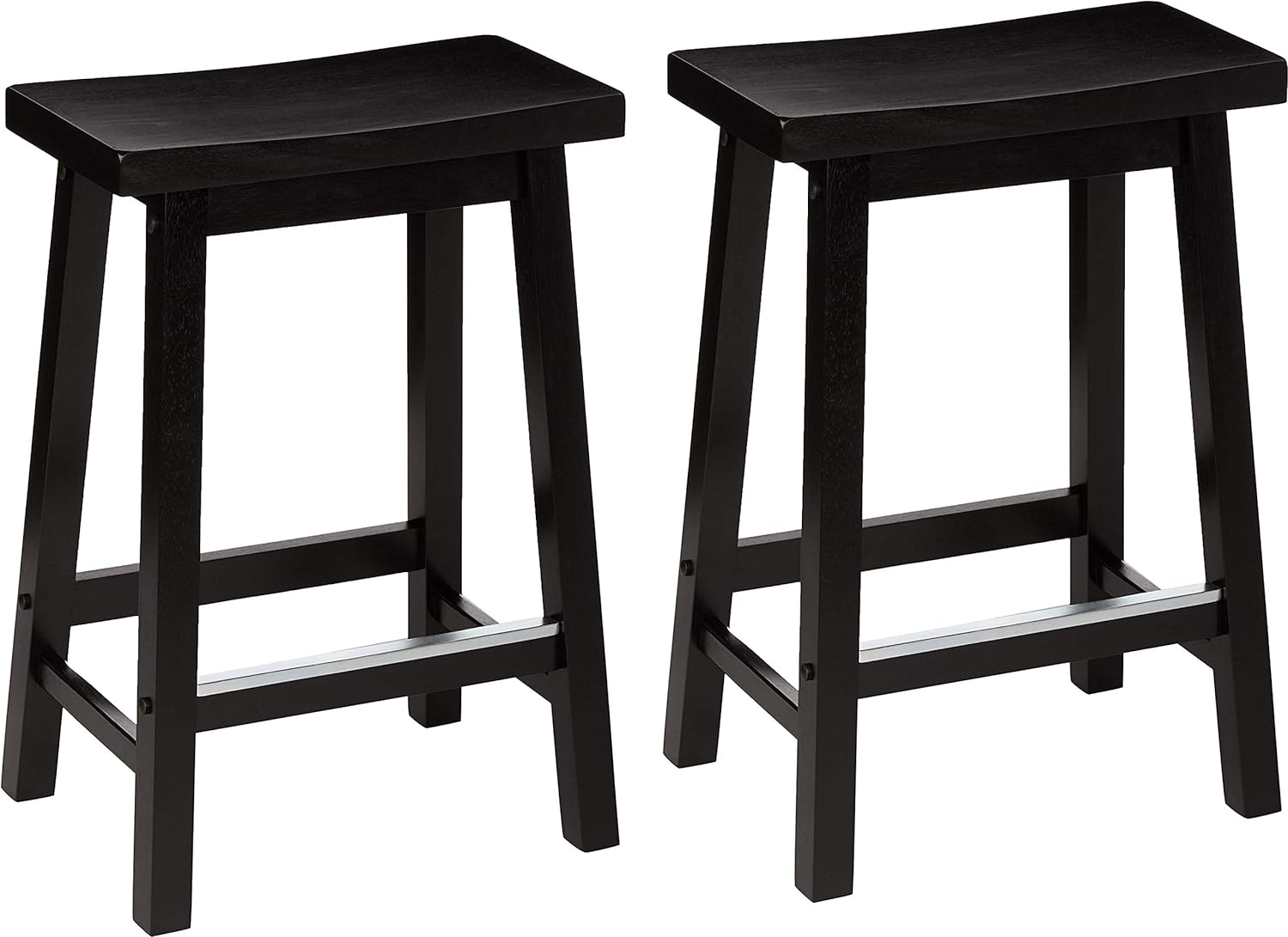 Walnut Wood Saddle Stools - Image 10