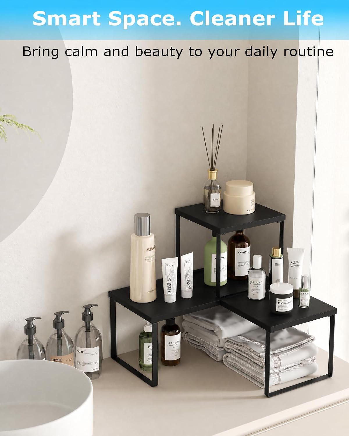 Black Modular Desk Shelf - Image 8