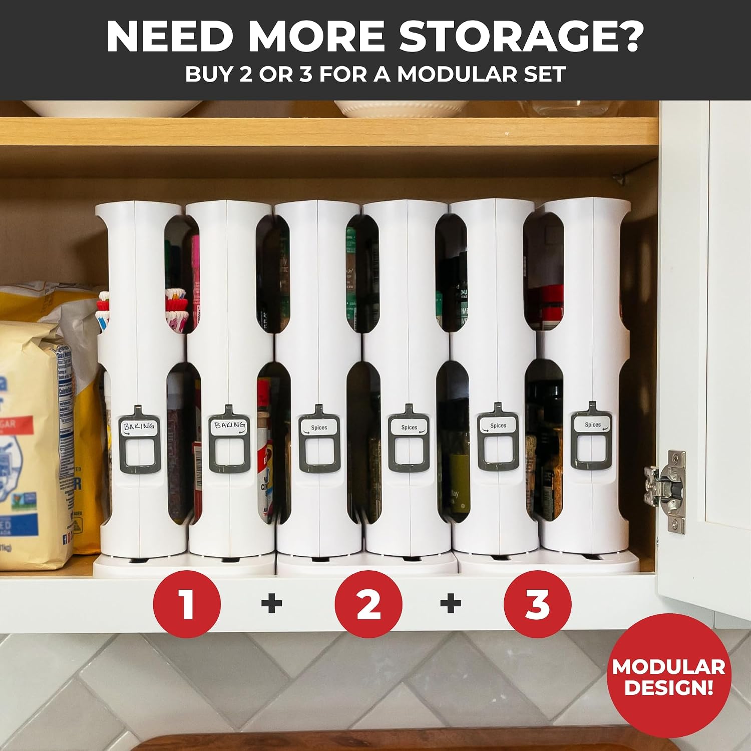 Two-Tier Cabinet Spice Organiser - Image 11