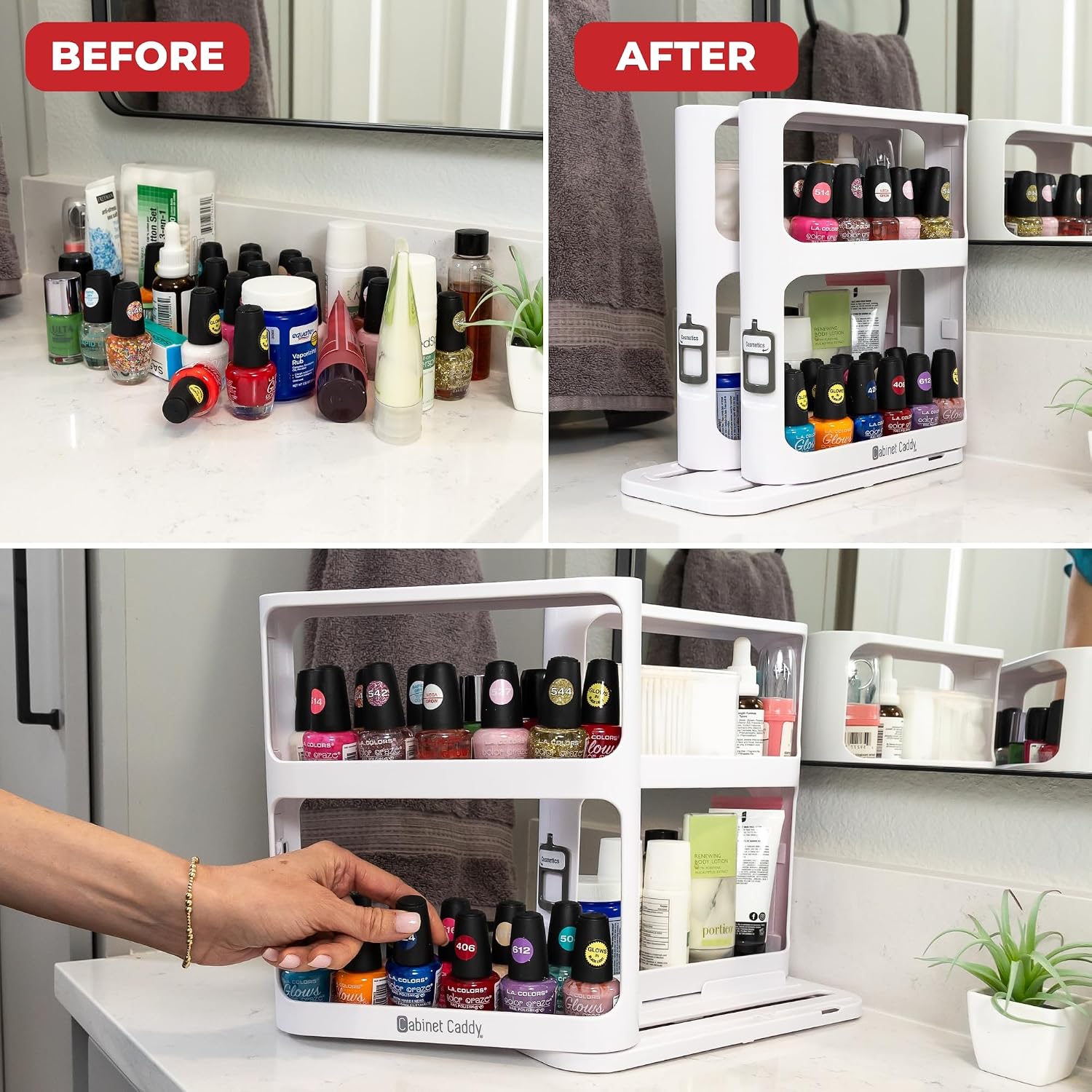 Two-Tier Cabinet Spice Organiser - Image 9