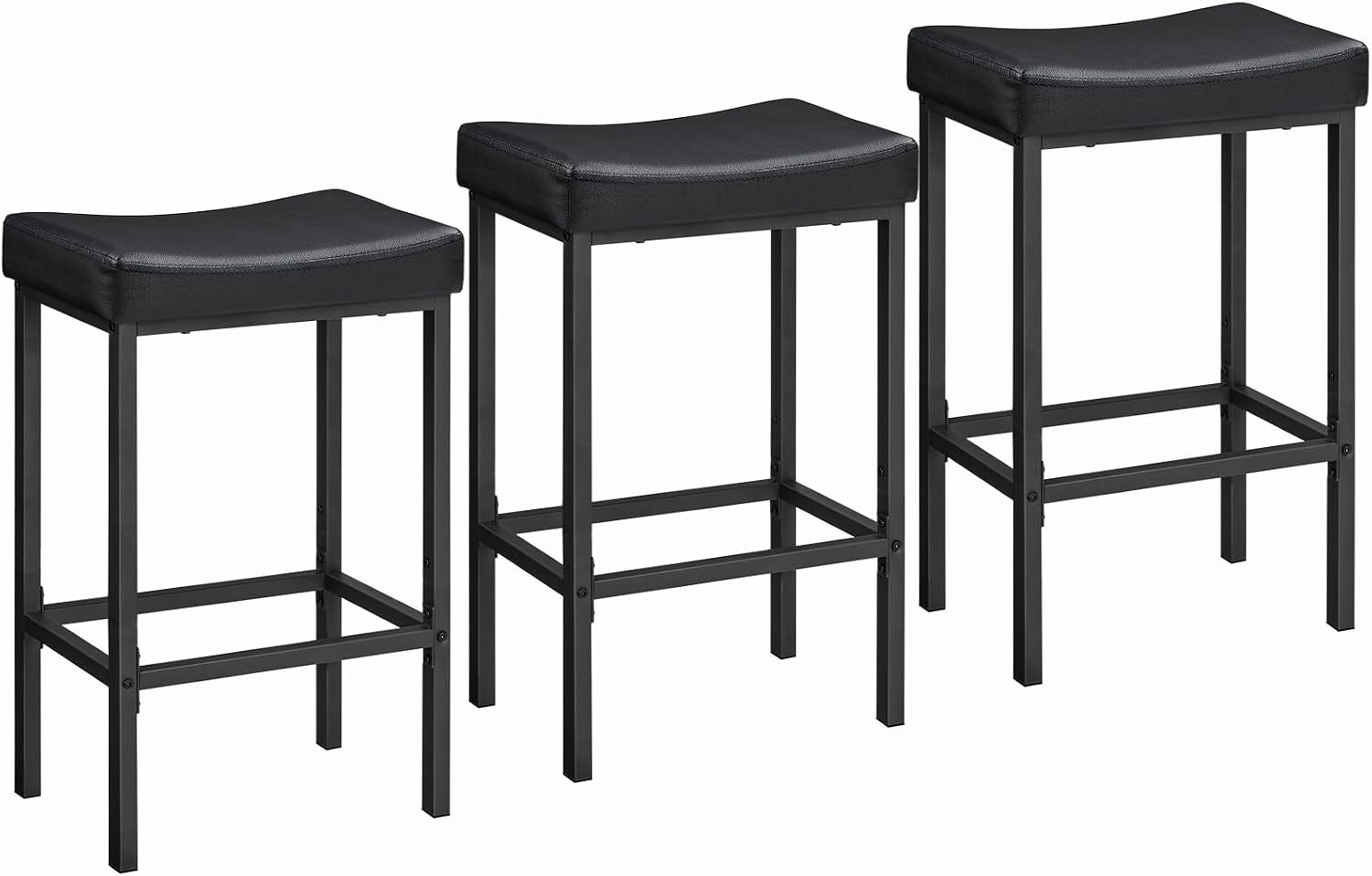 Black Curved Bar Stools - Image 14