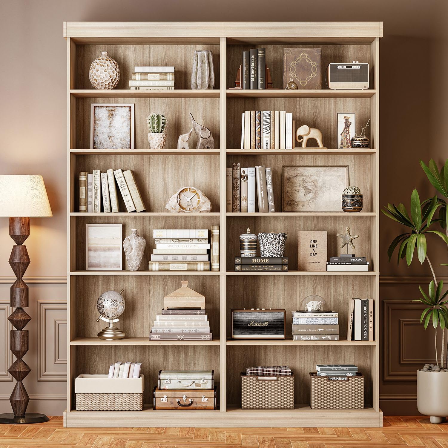 Black Glass Door Bookshelves - Image 31