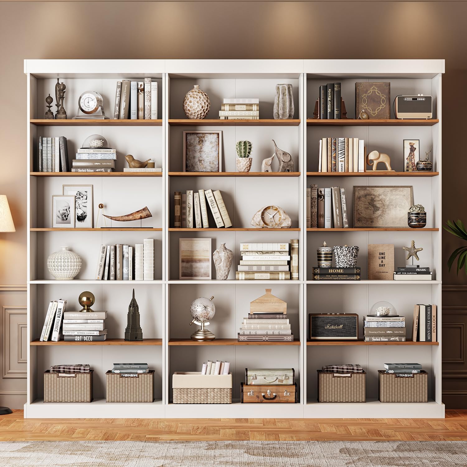 Black Glass Door Bookshelves - Image 13