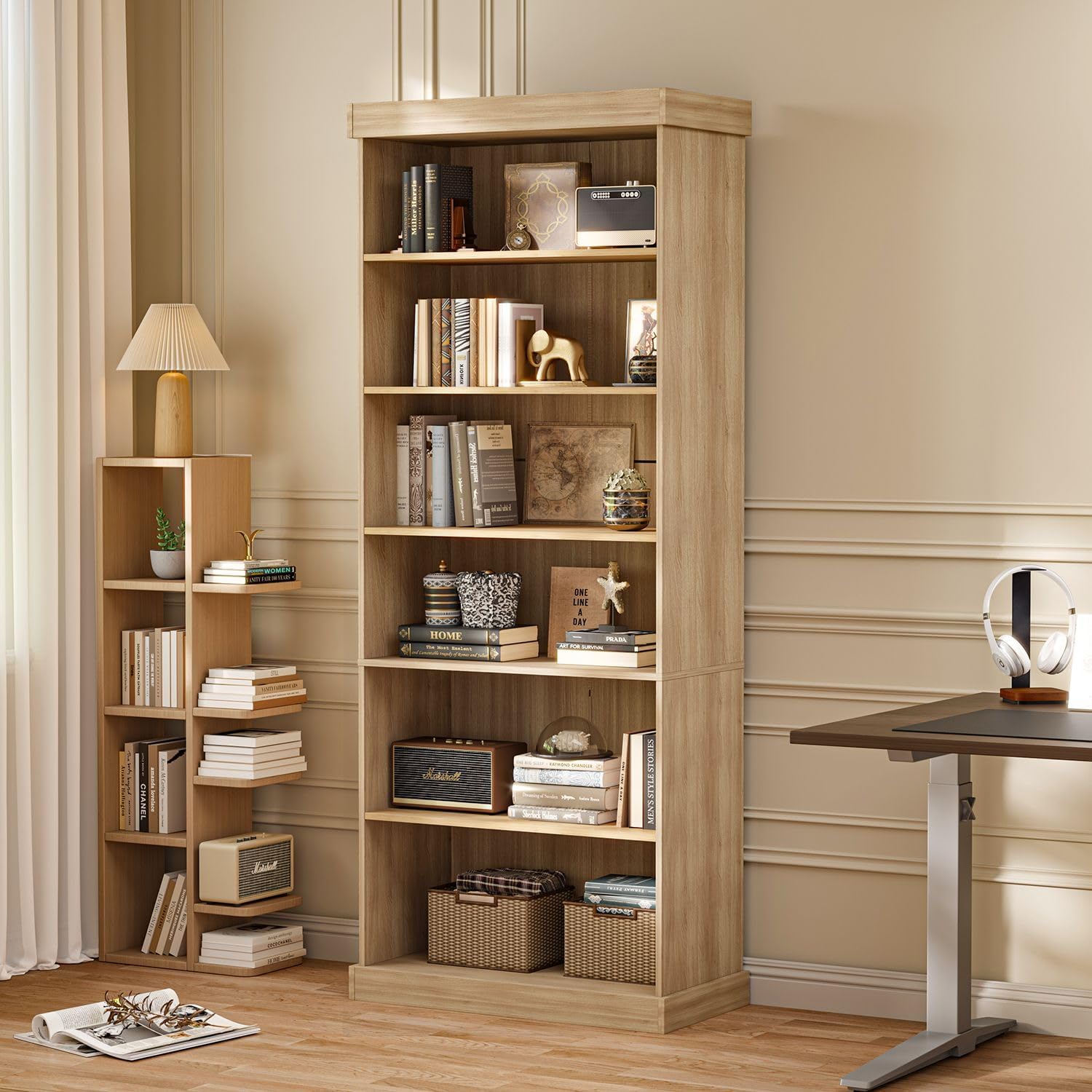 Black Glass Door Bookshelves - Image 32