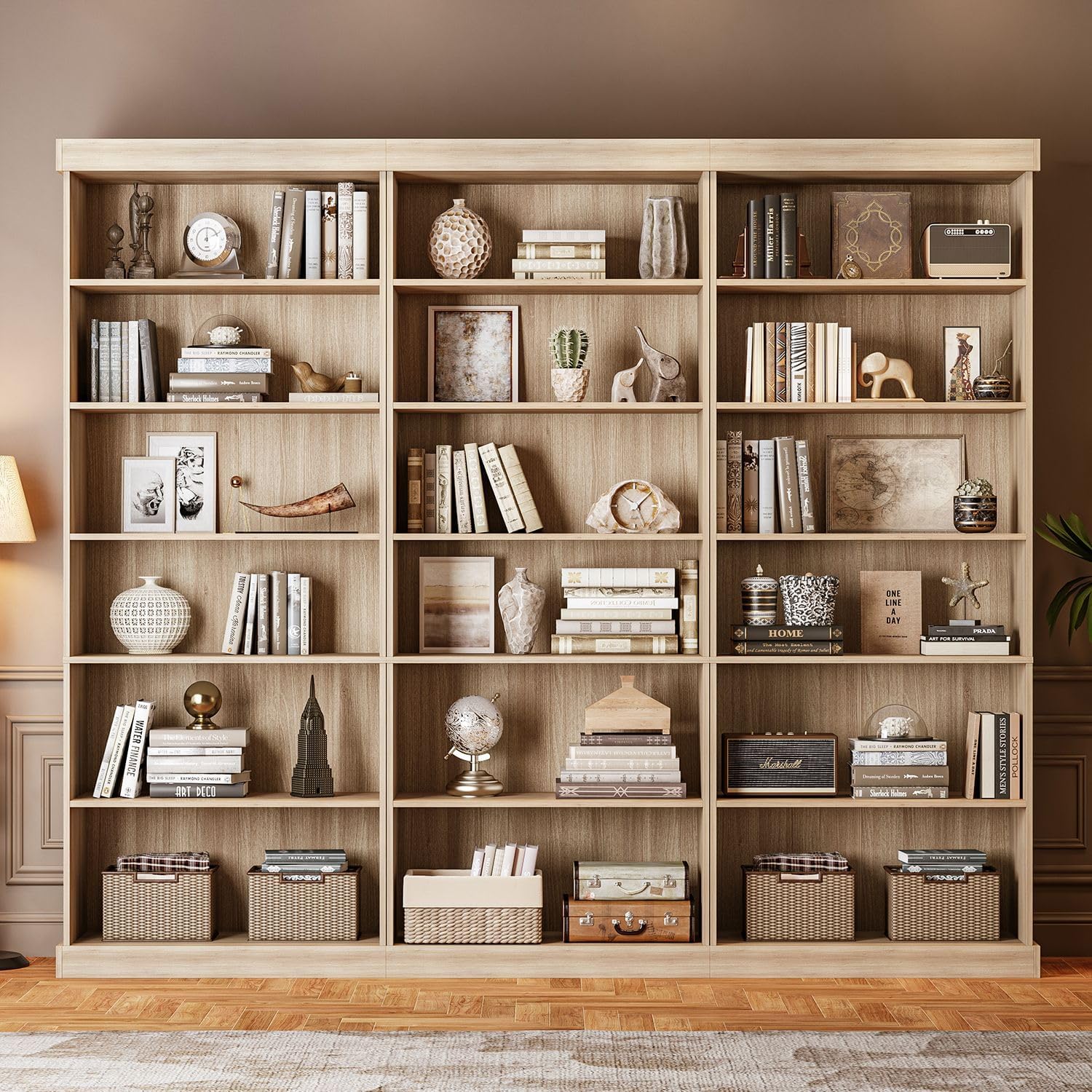 Black Glass Door Bookshelves - Image 16