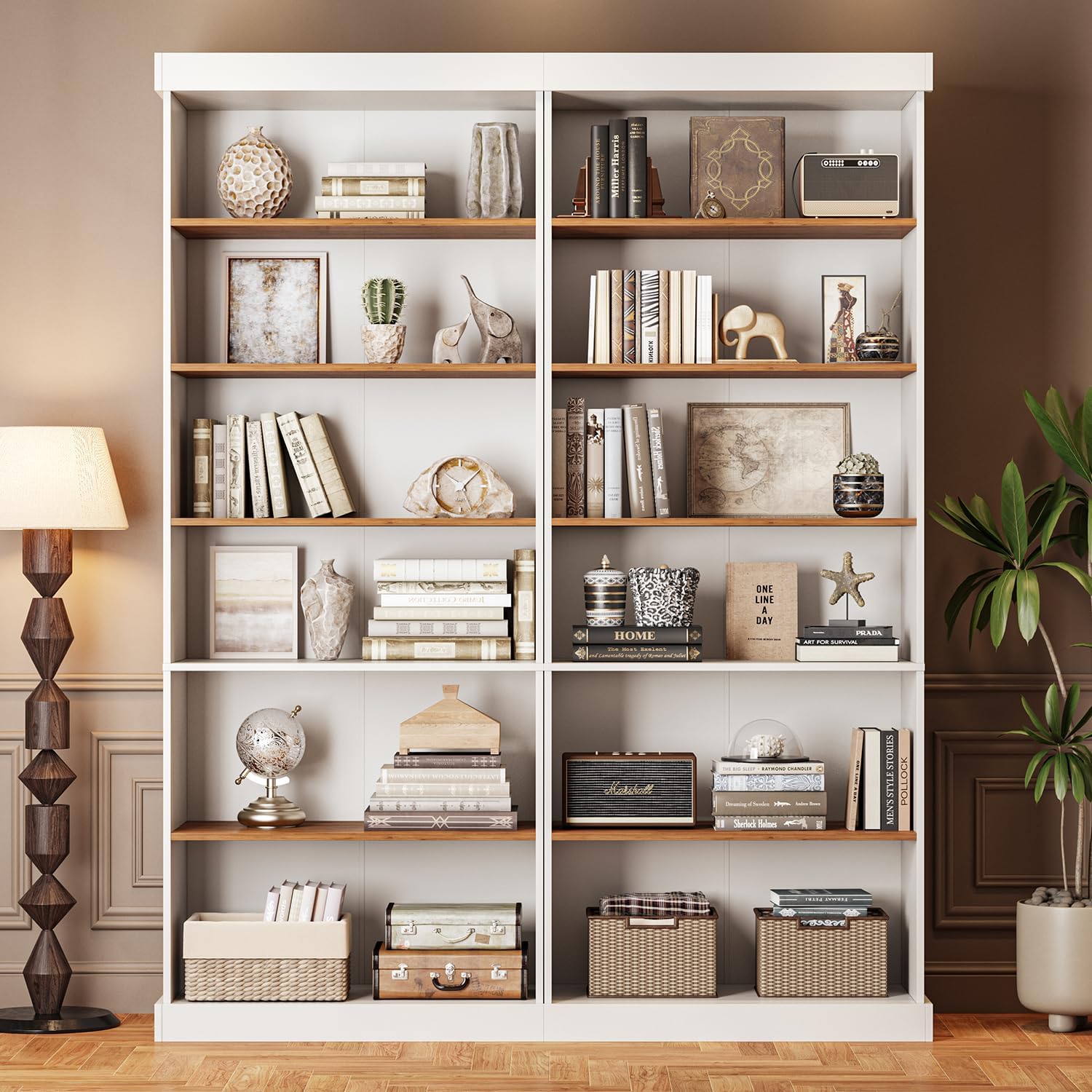 Black Glass Door Bookshelves - Image 17