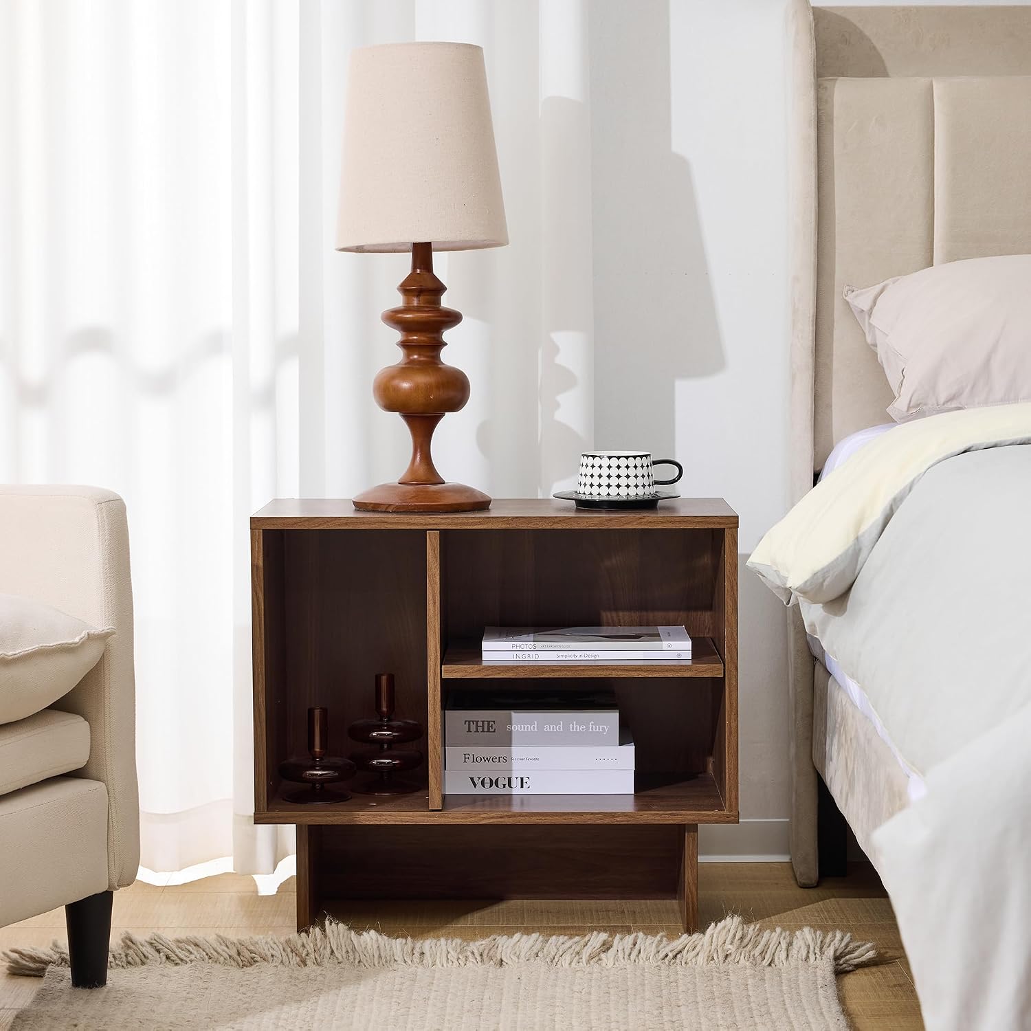 Walnut Wood Modular Cabinet - Image 7