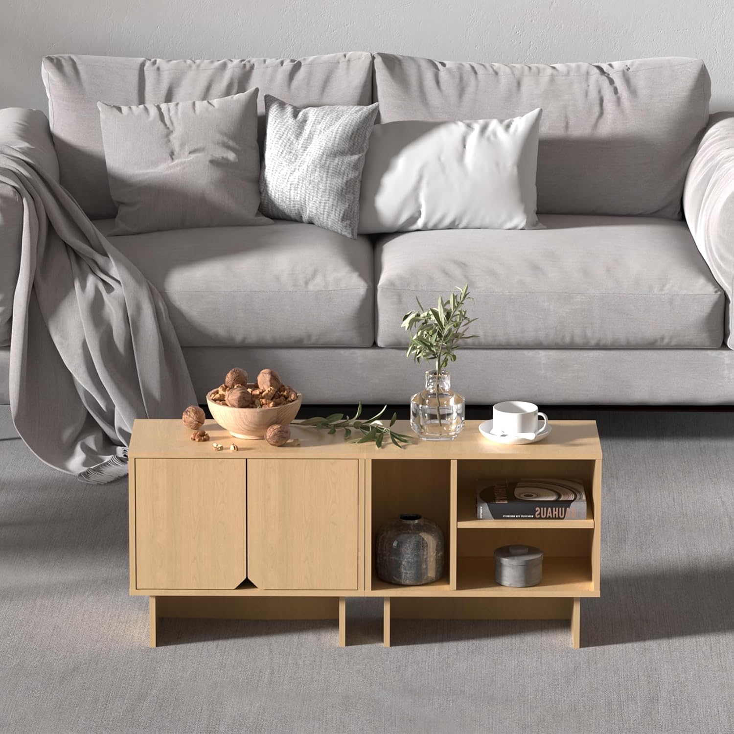 Walnut Wood Modular Cabinet - Image 10