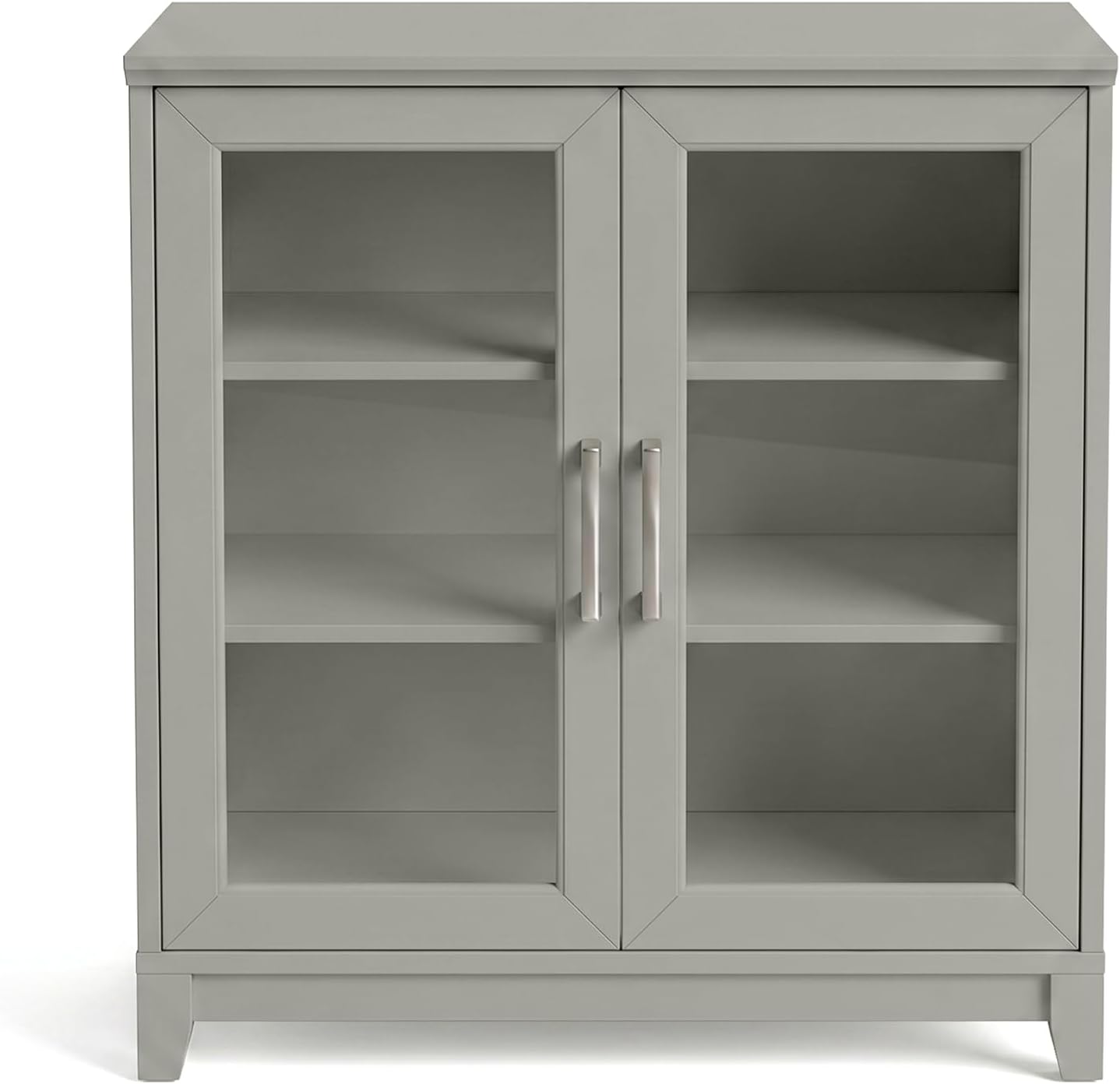 Bedford Gray Glass Cabinet - Image 12