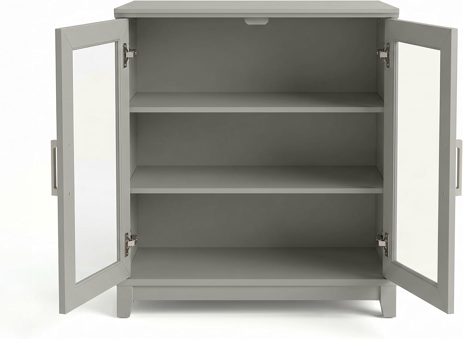 Bedford Gray Glass Cabinet - Image 14