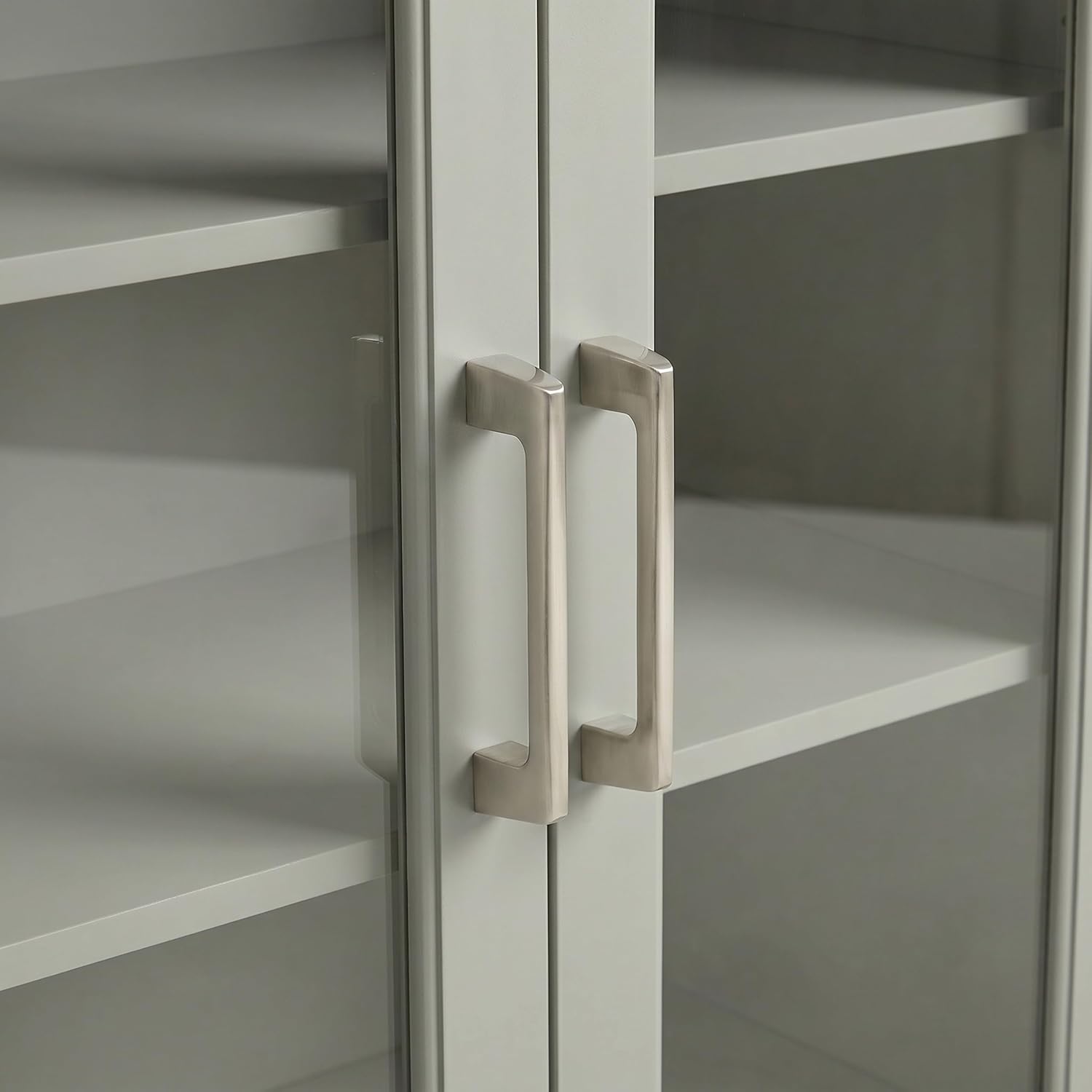 Bedford Gray Glass Cabinet - Image 13