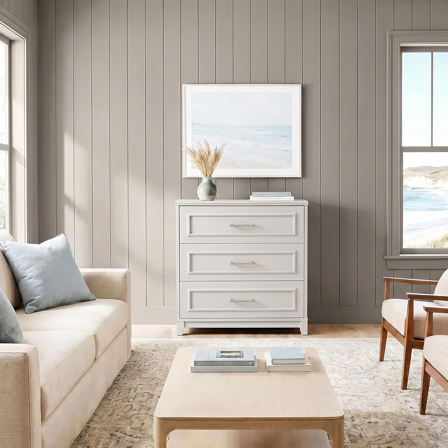 Sharkey Gray storage cabinet - Image 7