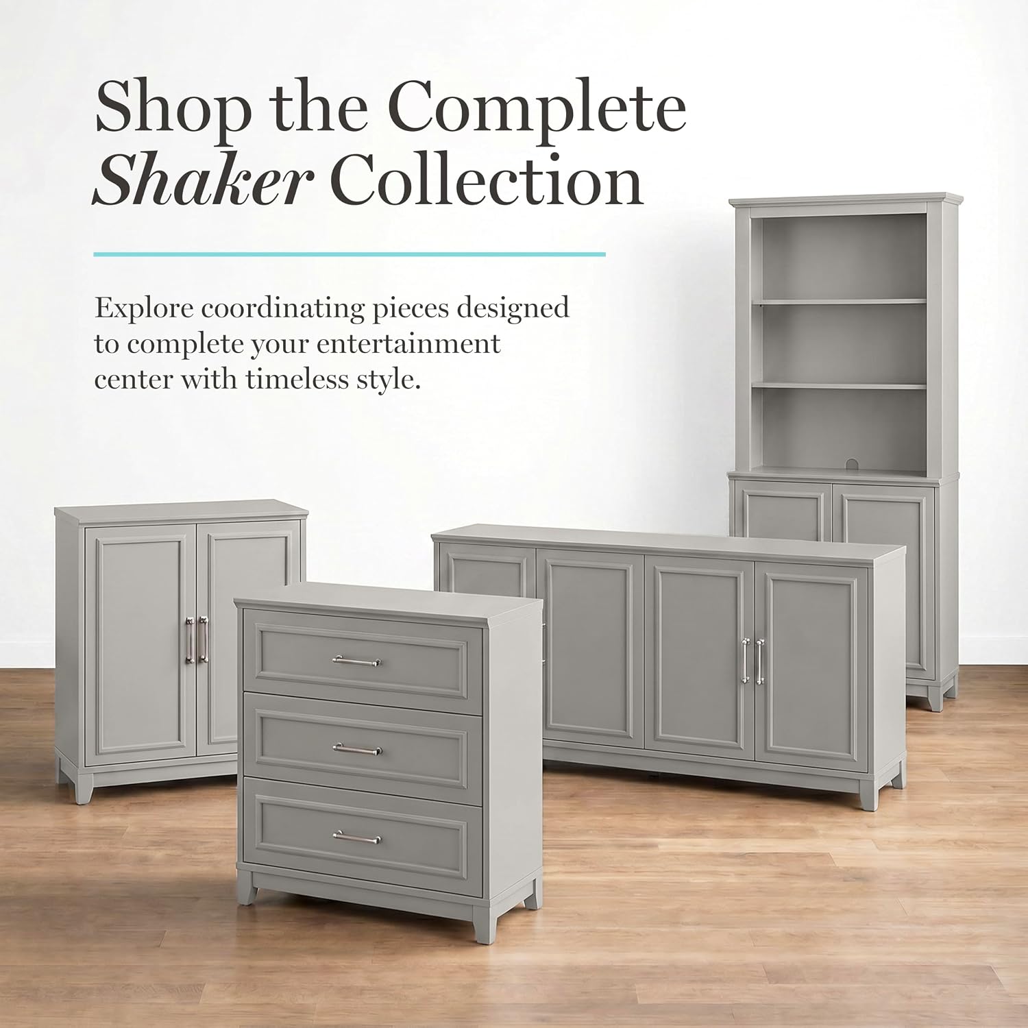Sharkey Gray storage cabinet - Image 9