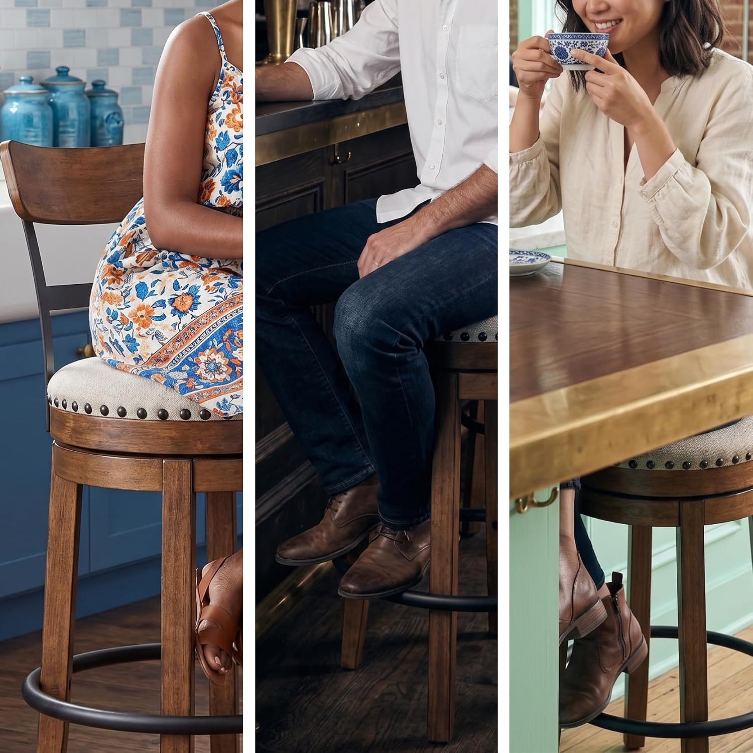 Valebeck Swivel Bar Stool - Image 11