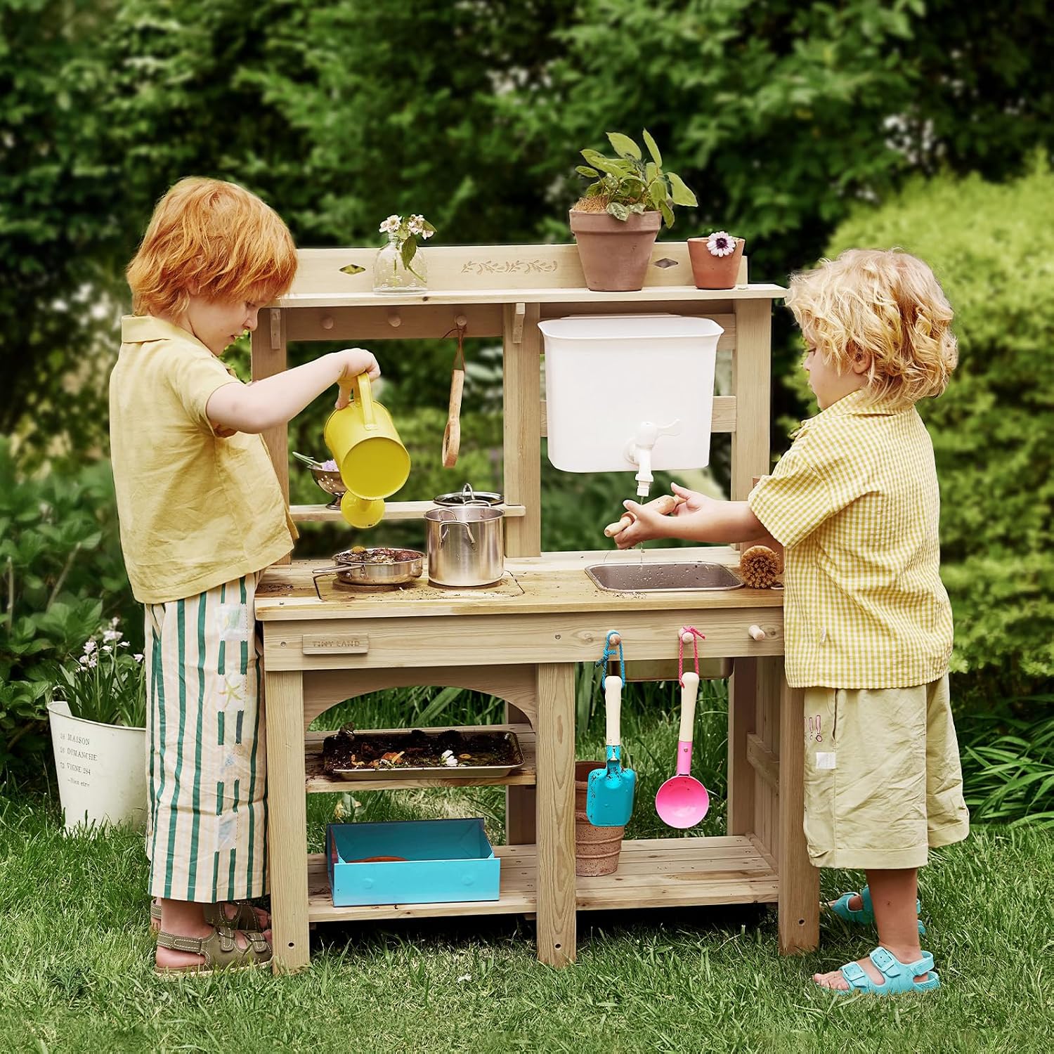 Wooden Outdoor Play Kitchen - Image 16