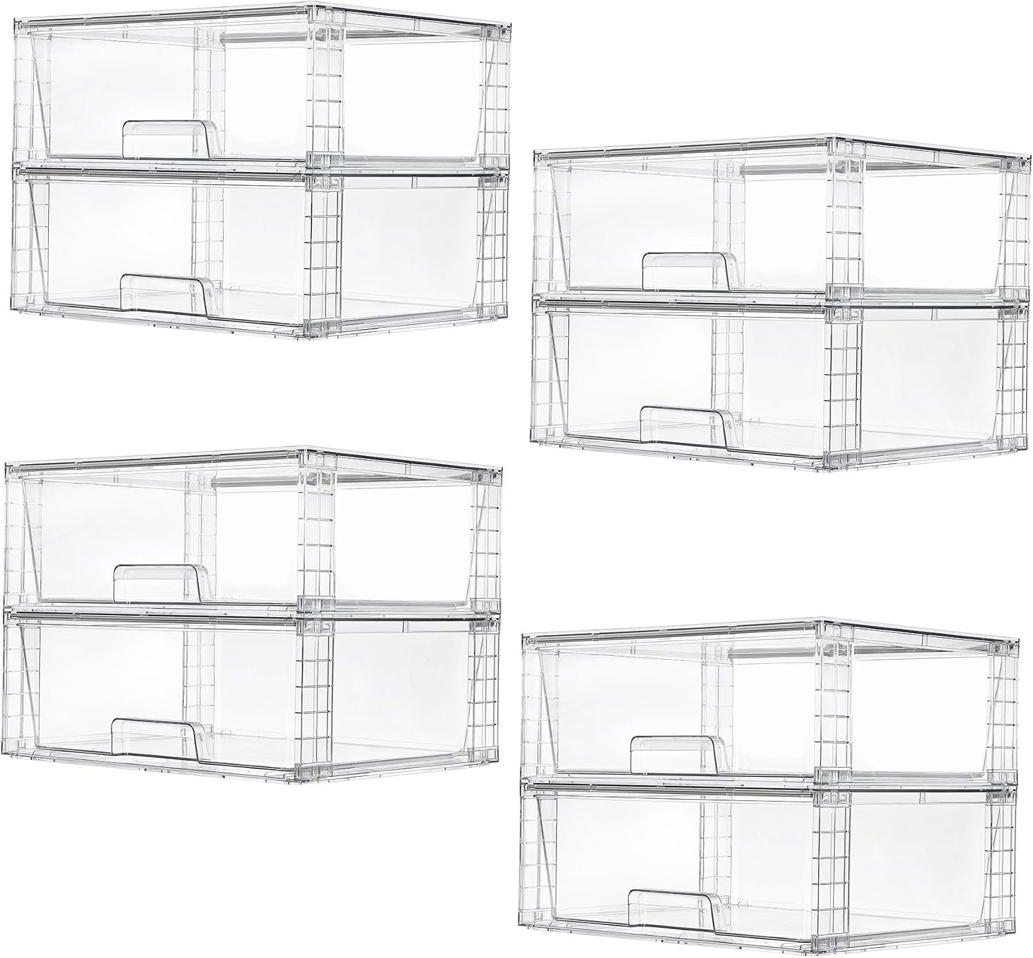 Pack Clear Stackable Storage Drawers - 2 - Image 9