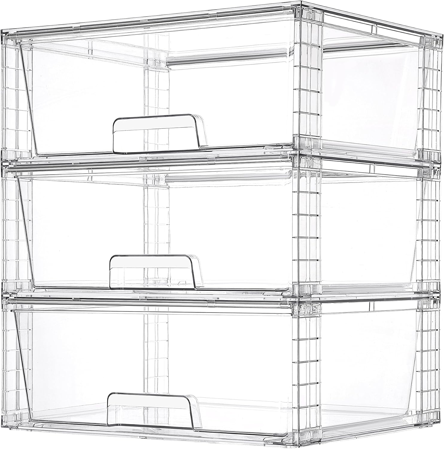 Pack Clear Stackable Storage Drawers - 2 - Image 8