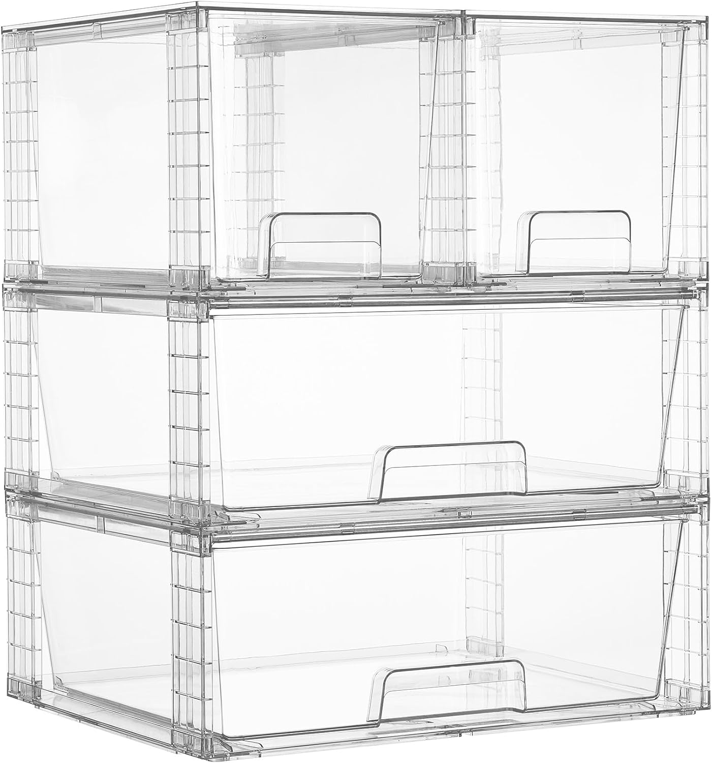 Clear Stackable Storage Drawers - 4-Pack - Image 19