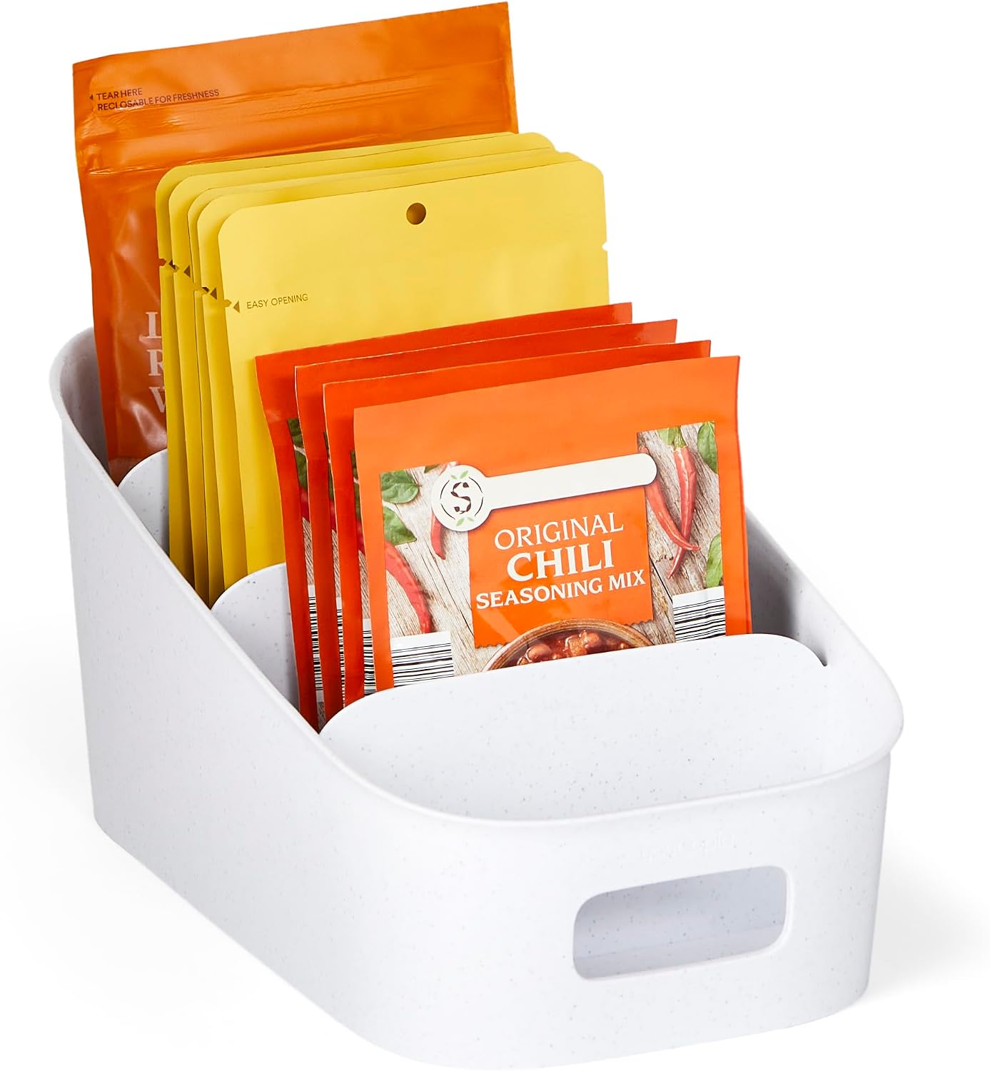 Stairstep Packet Organiser Bin - 4-Tier
